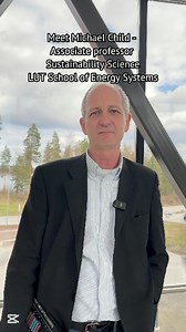 Meet Michael Child - LUT Associate professor of Sustainability Science and LUT Summer School Teacher. ☀️ Take a walk down memory lane with him as he shares his favourite summer school memories – you can make your own 27 July–8 August 2025! ➔ Read more: lut.fi/summerschool | LUT University