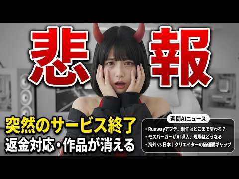 Popular AI suddenly shuts down and its creators are under witch hunt... Runway and Suno's amazing...