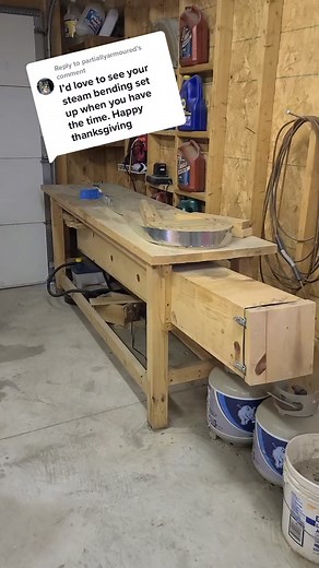 Steam Box for Steam Wood Bending Tests