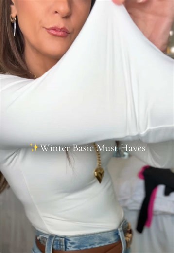Compression Style Long Sleeve Tops - Winter Wardrobe Essential