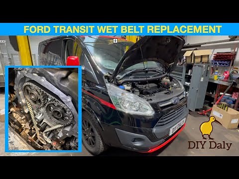Ford Transit 2.0 ecoblue timing belt replacement (wet belt)