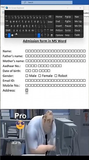 Use This Alt Key Code in MS Word and Watch Form Create Instantly! 💯 #msword #shortcut