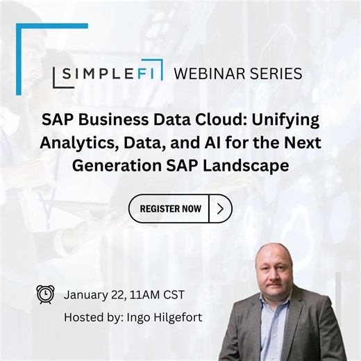 #sap #sapanalytics #datastrategy #ai #businessintelligence #simplefisolutions | SimpleFi Solutions