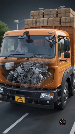 How Does a Truck Pull 50 Tons? 🚛😱 #facts #truckindia #shorts