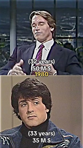 arnold schwarzenegger vs sylvester stallone 💫 (1980-2024) #arnoldschwarzenneger #sylvesterstallone | Net Worth