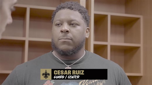 Cesar Ruiz Postgame Interview | Saints vs. Rams