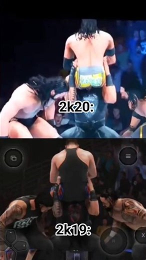 wwe 2k20 vs 2k19 shield bomb comparison... Which is Best🤩