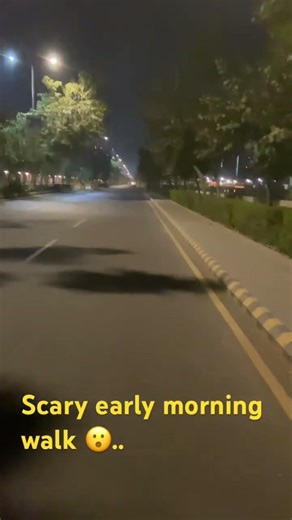 Scary early morning walk 😮. #goodmorning #youtube #youtubeshorts #shorts