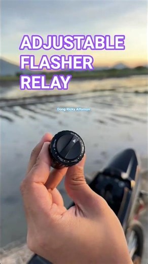 ADJUSTABLE FLASHER RELAY 2PIN #reviewproduct #flasher #relay #motorcycleparts