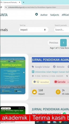Here's how to download the Sinta journal #shorts #students