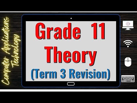 CAT Grade 11 | Theory | Revision