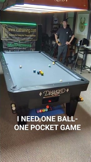 I NEED ONE BALL- ONE POCKET GAME #8ballpool #billiards #9ball #onepocket #pool #playpool