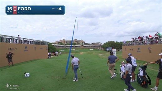 David Ford | Round 1 | 16th hole | Shot 1 | 2026 Valero