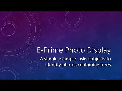 E-Prime 3 Image Sequence Demo