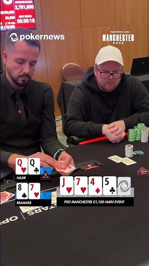 BAD BEAT on the Main Event final table BUBBLE! ❌ | £1,100 Main Event ‪@PokerStars‬ Open Manchester