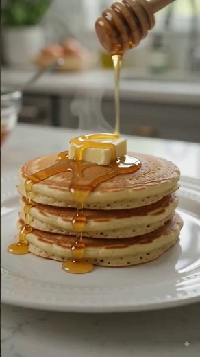 Easy banana pancakes 5mint 🍌🥞