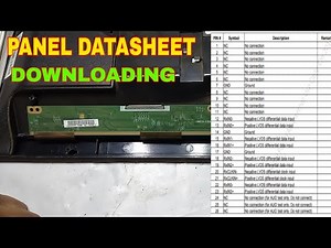 How to download panel datasheet