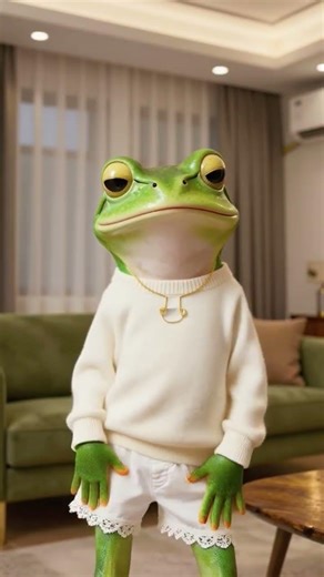 This Frog’s Dance Is Breaking the Internet 😳🔥 #shorts #frog #frogtok #frogdance #dance #aidance