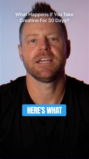 Here’s what really happens when you take creatine every day for 30 day. Expect more strength, better workouts, and even sharper focus. | Dr. Livingood