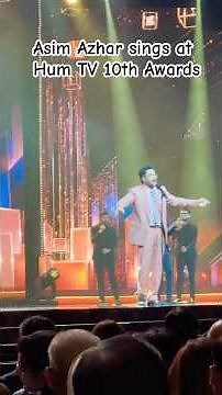 Asim Azhar sings Woh Hamsafar tha in Hum Awards 2025