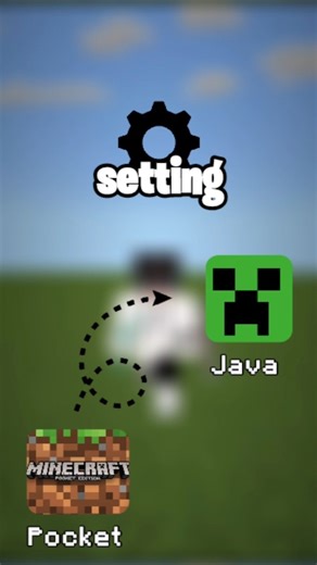 “Turn MCPE Into JAVA Edition With ONE Setting! (Insane Trick) #shorts