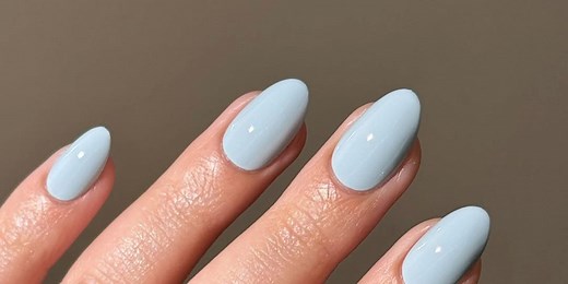 5 March Nail Colors to Try, From Crisp Lavender to Faded Blue Jeans