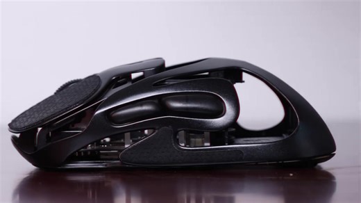 怒喵鼠标电竞游戏专用双模鼠标蓝牙办公充电人体工学鼠标49g轻量化镁铝合金AM Infinity Mouse无限续航 云白【热卖推荐 专业版含电池 2+收纳袋+脚