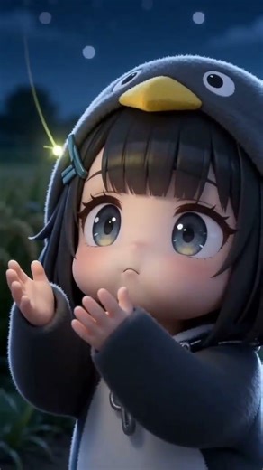 Catching firefly #shorts #gugugaga #endministrator #penguin #chibi #ai #arknightsendfield #firefly