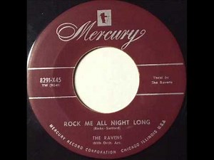 The Ravens - Rock Me All Night Long (1952 Music Video) | #38 R&B Song