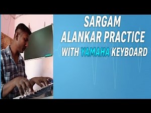 Sargam Practice Beginning my journey on Yamaha Keyboard ll mymusical blog ll