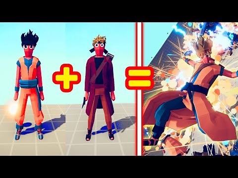 FUSION OF NARUTO SON GOKU | TABS - Totally Accurate Battle Simulator
