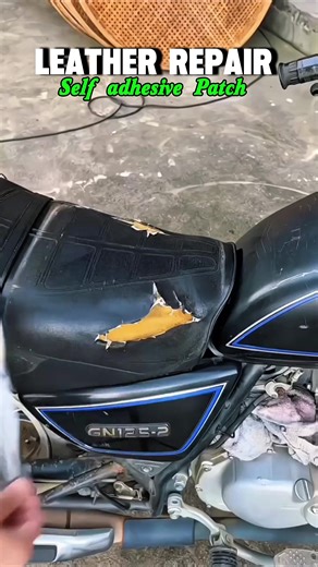 Easy and Affordable Leather Repair with Self-Adhesive Patches