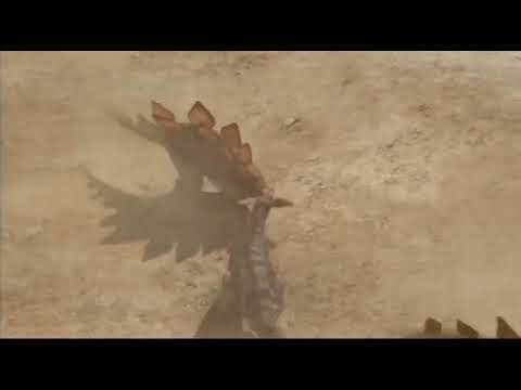 STEGOSAURUS TAIL SPIKE DEFENSE Against Massive Predator