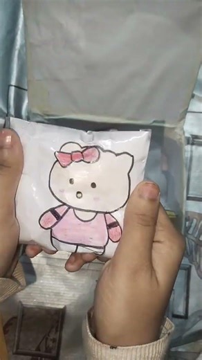 cute cartoon Gift box🎀 paper craft ideas 💫#subscribe #giftideas #shorfeeds #‪@Aznacreative‬