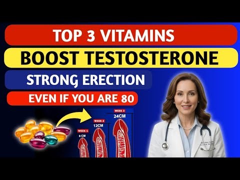 Top 3 Vitamins That Boost Testosterone & Fix Erectile Dysfunction | Dr. Olivia Parker