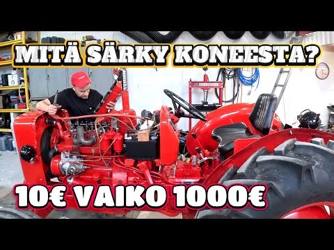 Valmet 565 moottorivaurio - SYY EHKÄ LÖYTY