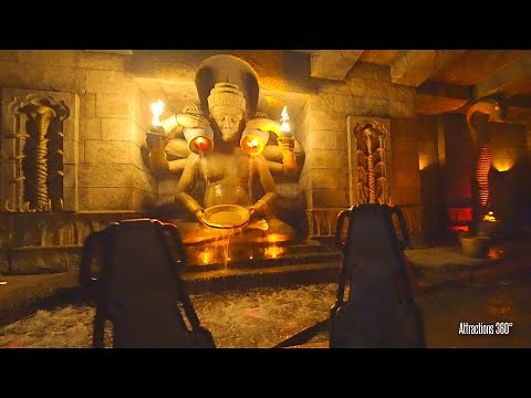 [4K] Rainforest Cafe Dark Ride | Rainforest River Adventure Ride