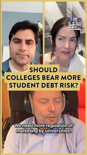 Should Colleges Bear Some Student Debt Risk? - ft. Noam Scheiber | Capitalisn't #studentdebtcrisis