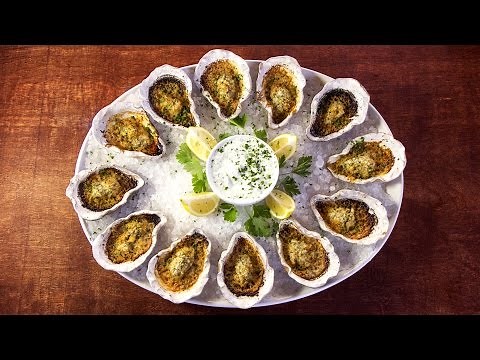 Char-Grilled Oysters Recipe - Buffalo Wing Style in the Loftin Ceramic Oyster Shells - BBQGuys.com