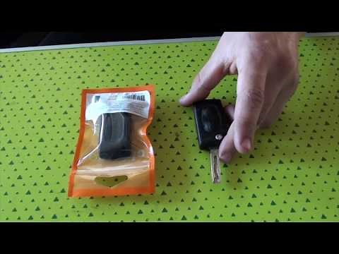 Changing the key fob shell for Peugeot 207, 208, 107, 307, and 308 Partner models