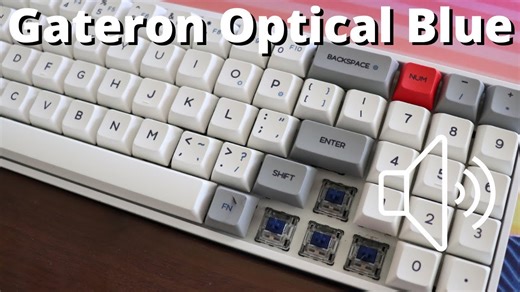 Best budget gaming keyboard under $50: ASMR clicks with Gateron optical blue switches