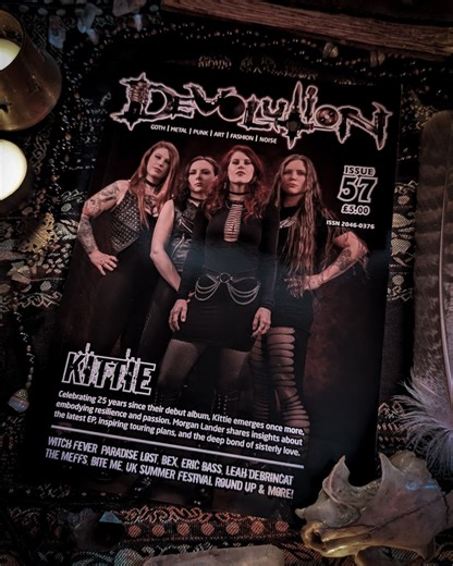 We've been featured in Devolution Magazine issue 57 playlist! 🫣😱 So cool to have something physical with our names on, this will be a treasure to look back on in many years! So a huge thank you to the Devo crew. So much love and effort goes into making this magazine, to get to be a part of it alongside some of our favourite artists is really special. Thank you. 🖤 And if you haven't read the latest issue you can find it on their website at devolutionmagazine.co.uk/current-issue - find issue 57