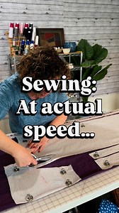 45K views · 443 reactions | No, this Reel isn’t in slow motion… this is sewing at actual speed 淋⏳ Because sewing isn’t a race—it’s a slow art form. And that’s the beauty of it. Let’s stop rushing and start savoring the stitch. Double tap if you agree! ❤️ Let's get sewing! 淋 #SewingAtActualSpeed #SlowSewing #IntentionalMaking #SewingIsAnArt #sewing #learntosew #sewinglessons #conquersewing | Let's Get Sewing Now | Facebook