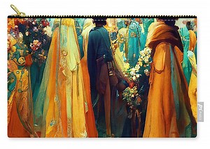 Royal Ball Zip Pouch by Claudia Machado