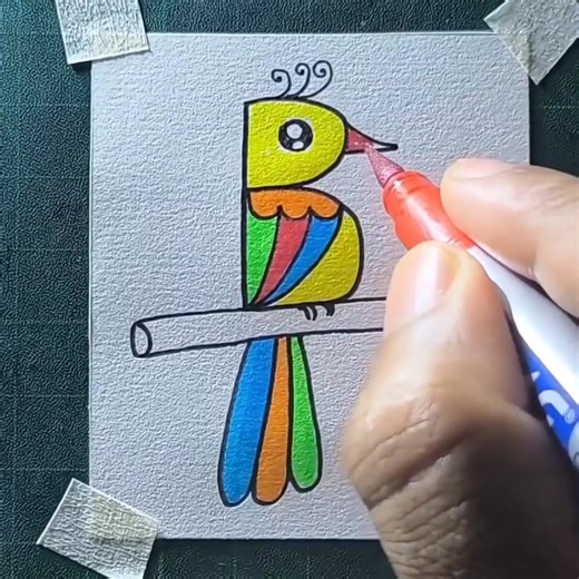 28K views · 185 reactions | How to draw a bird using letter B | All About Art | Facebook