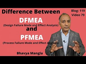 Difference between DFMEA and PFMEA (AIAG-VDA) / IATF 16949 | ENGLISH | Bhavya Mangla