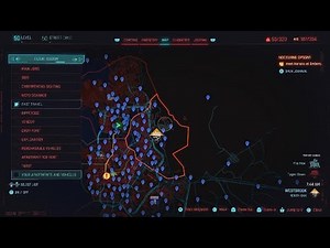 Cyberpunk 2077 All Fast Travel Station Locations unlocked for Trophy