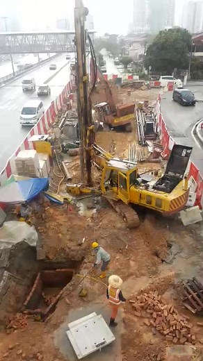 Micropile wet drilling internal flush with water