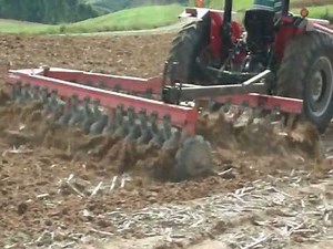 MASSEY FERGUSON 255/4 NO ARRASTÃO DE 36 DISCOS ...