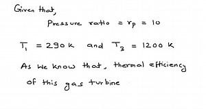 SOLVED:An ideal gas turbine cycle with many stages of compression… | Numerade